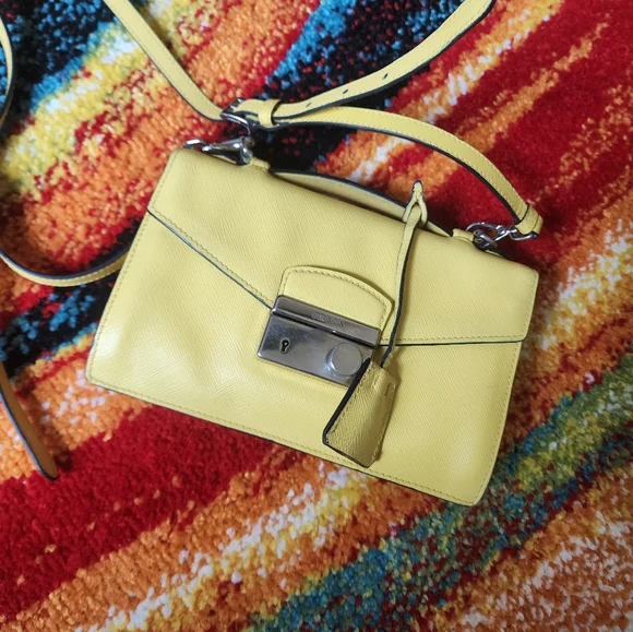 Authentic Prada Saffiano Top Handle Bag Or Crossbody Bag - Picture 7 of 16